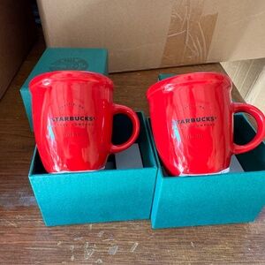 Starbucks espresso cups